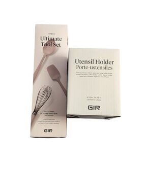 GIR Utensil Holder & 3 Piece Ultimate Kitchen Tool Set, NEW